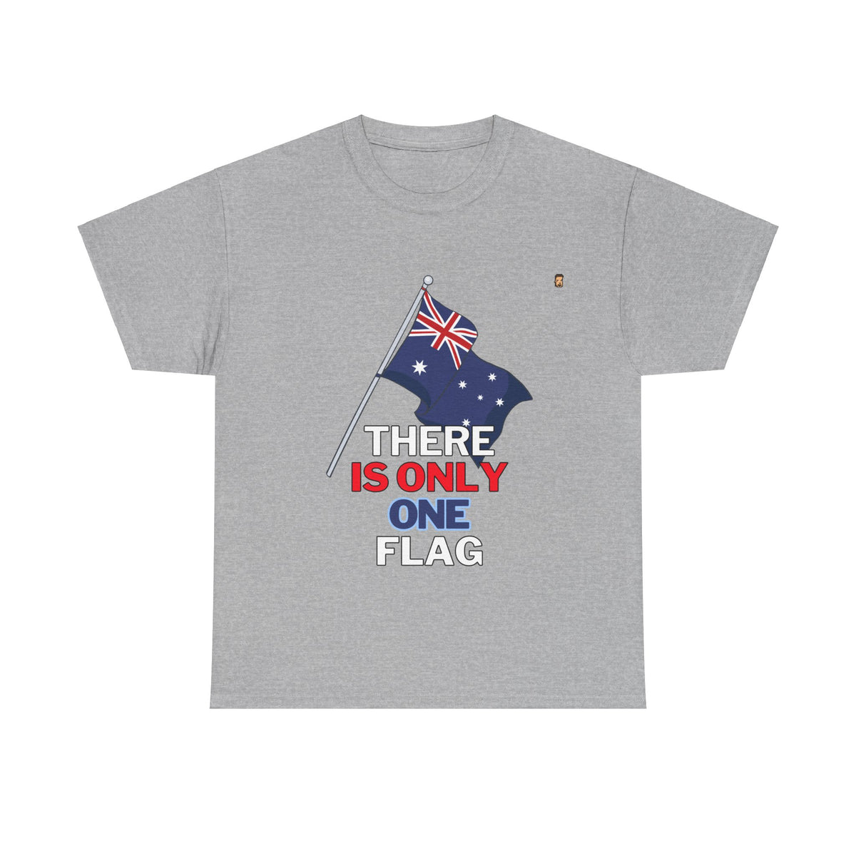 One Ozzie Flag | Unisex Heavy Cotton Tee (AUS/NZ ONLY)