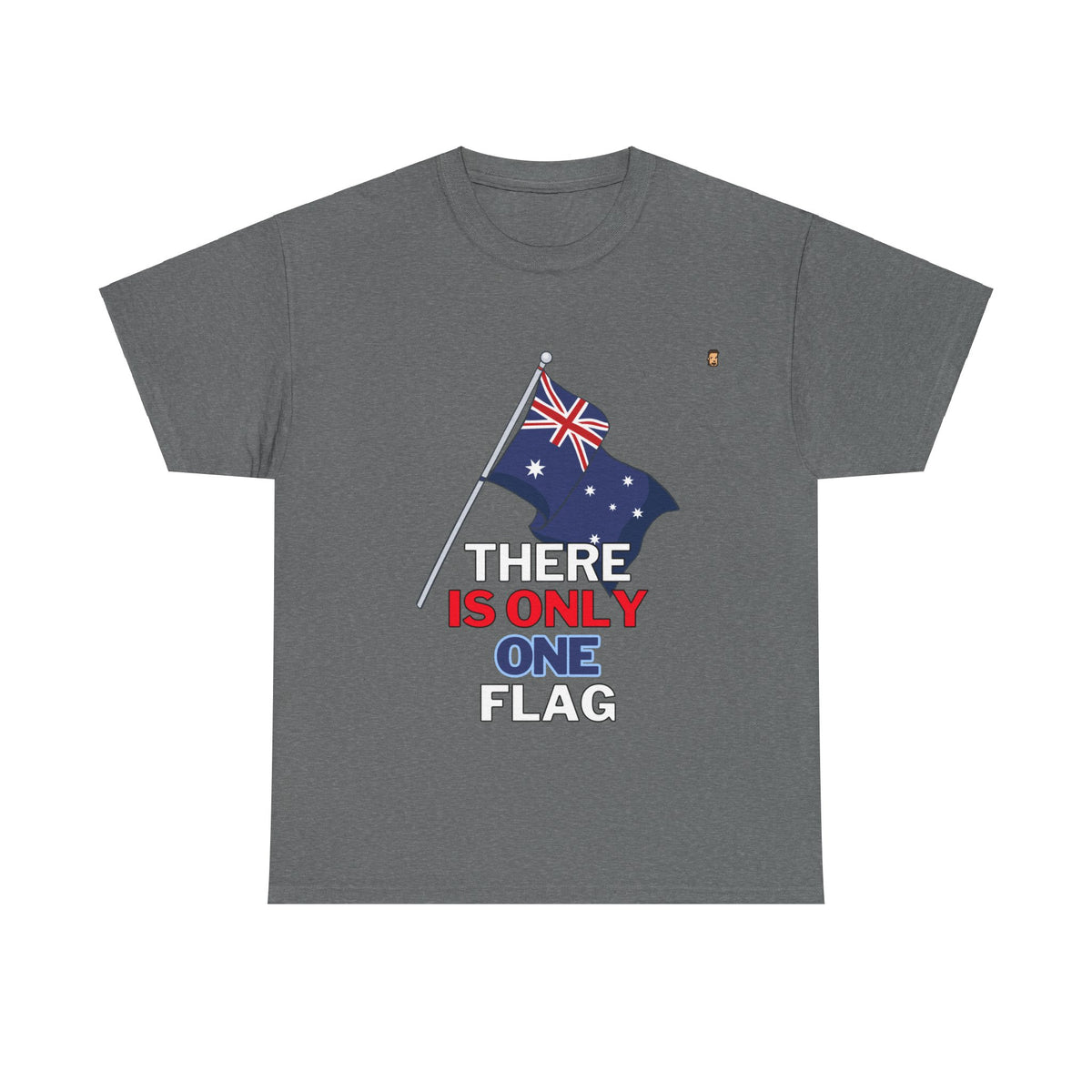 One Ozzie Flag | Unisex Heavy Cotton Tee (AUS/NZ ONLY)