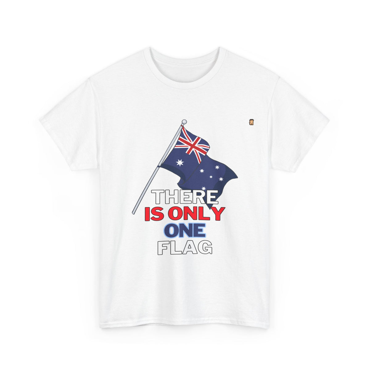 One Ozzie Flag | Unisex Heavy Cotton Tee (AUS/NZ ONLY)