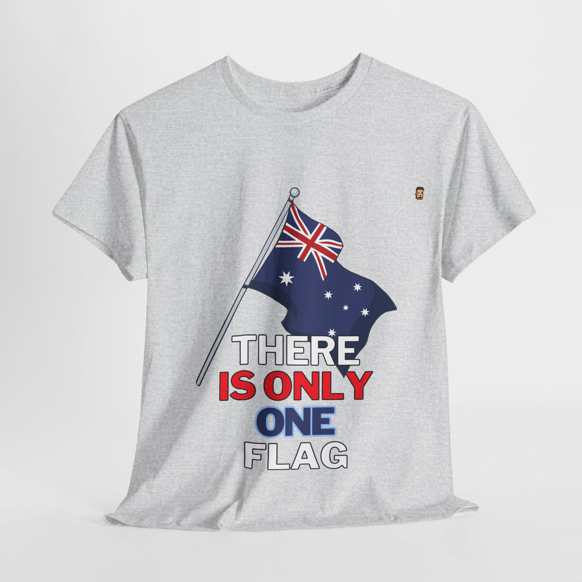 One Ozzie Flag | Unisex Heavy Cotton Tee (AUS/NZ ONLY)