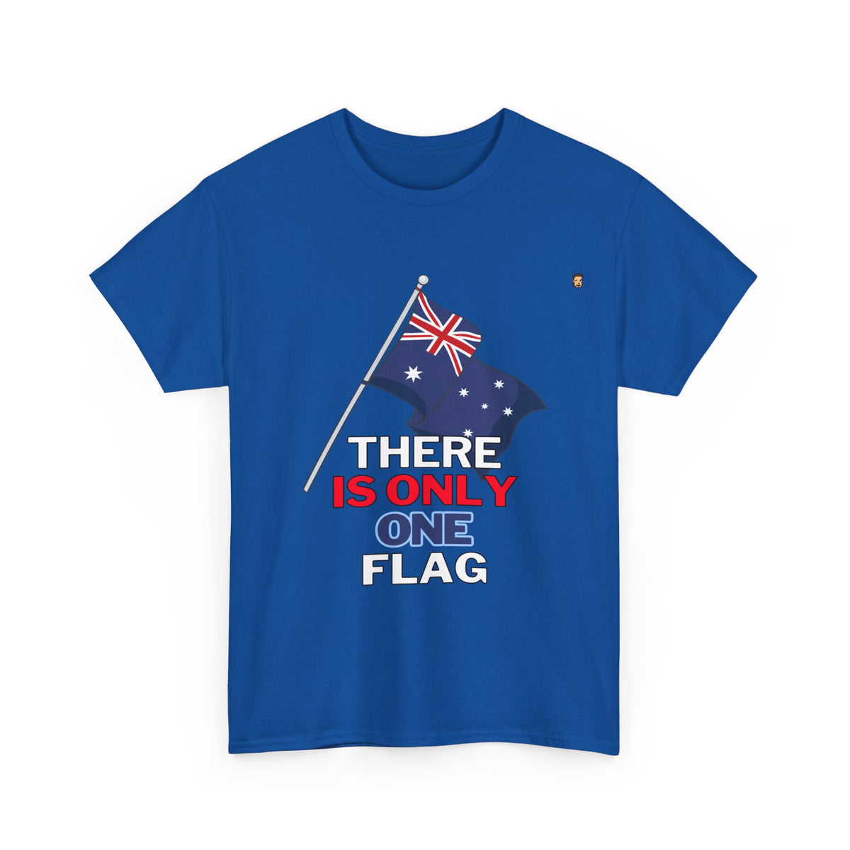 One Ozzie Flag | Unisex Heavy Cotton Tee (AUS/NZ ONLY)