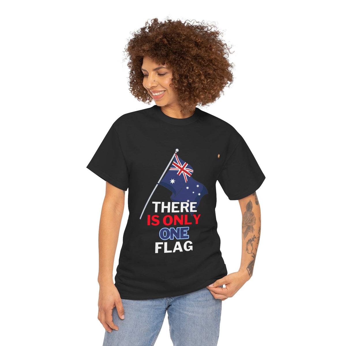 One Ozzie Flag | Unisex Heavy Cotton Tee (AUS/NZ ONLY)