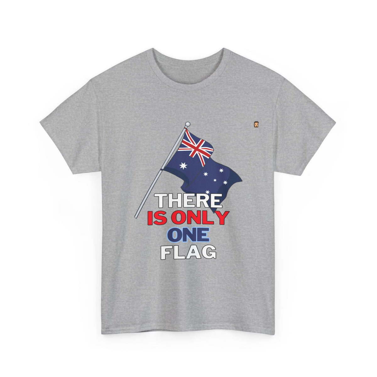 One Ozzie Flag | Unisex Heavy Cotton Tee (AUS/NZ ONLY)