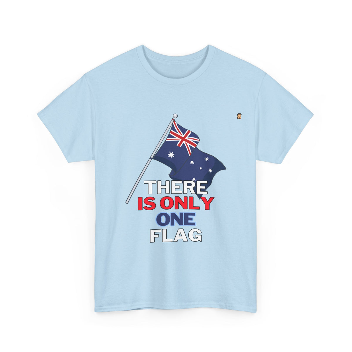 One Ozzie Flag | Unisex Heavy Cotton Tee (AUS/NZ ONLY)