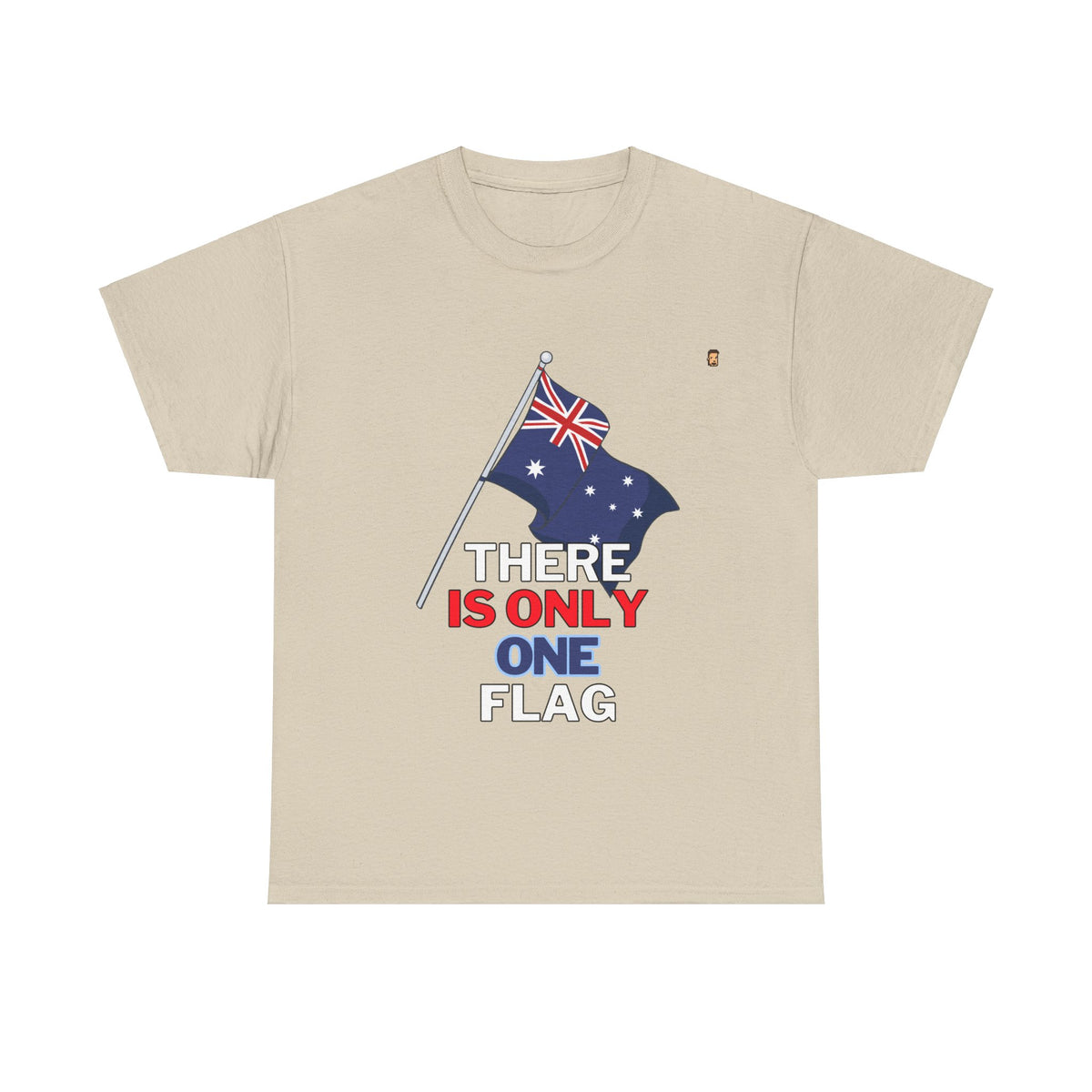 One Ozzie Flag | Unisex Heavy Cotton Tee (AUS/NZ ONLY)