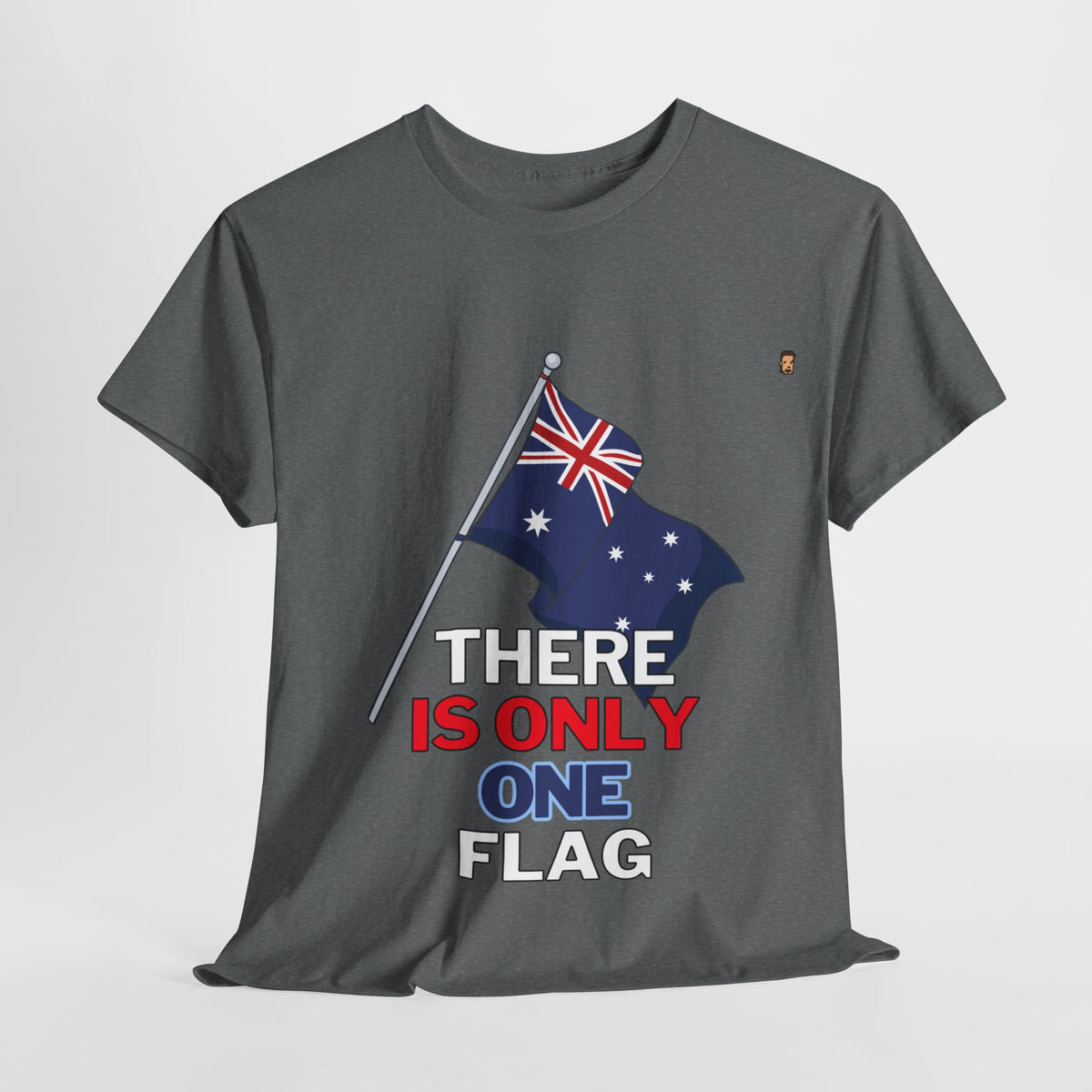 One Ozzie Flag | Unisex Heavy Cotton Tee (AUS/NZ ONLY)