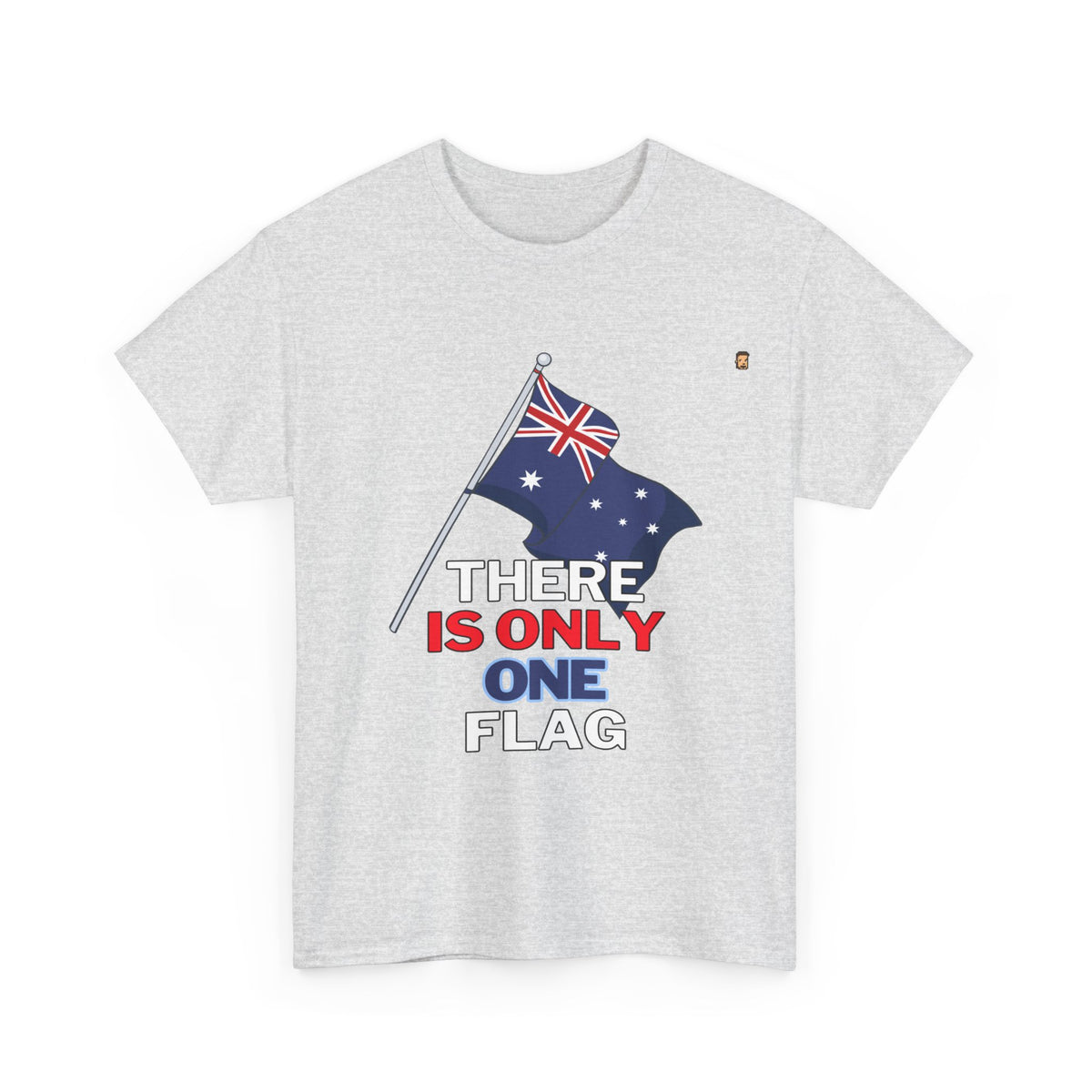 One Ozzie Flag | Unisex Heavy Cotton Tee (AUS/NZ ONLY)