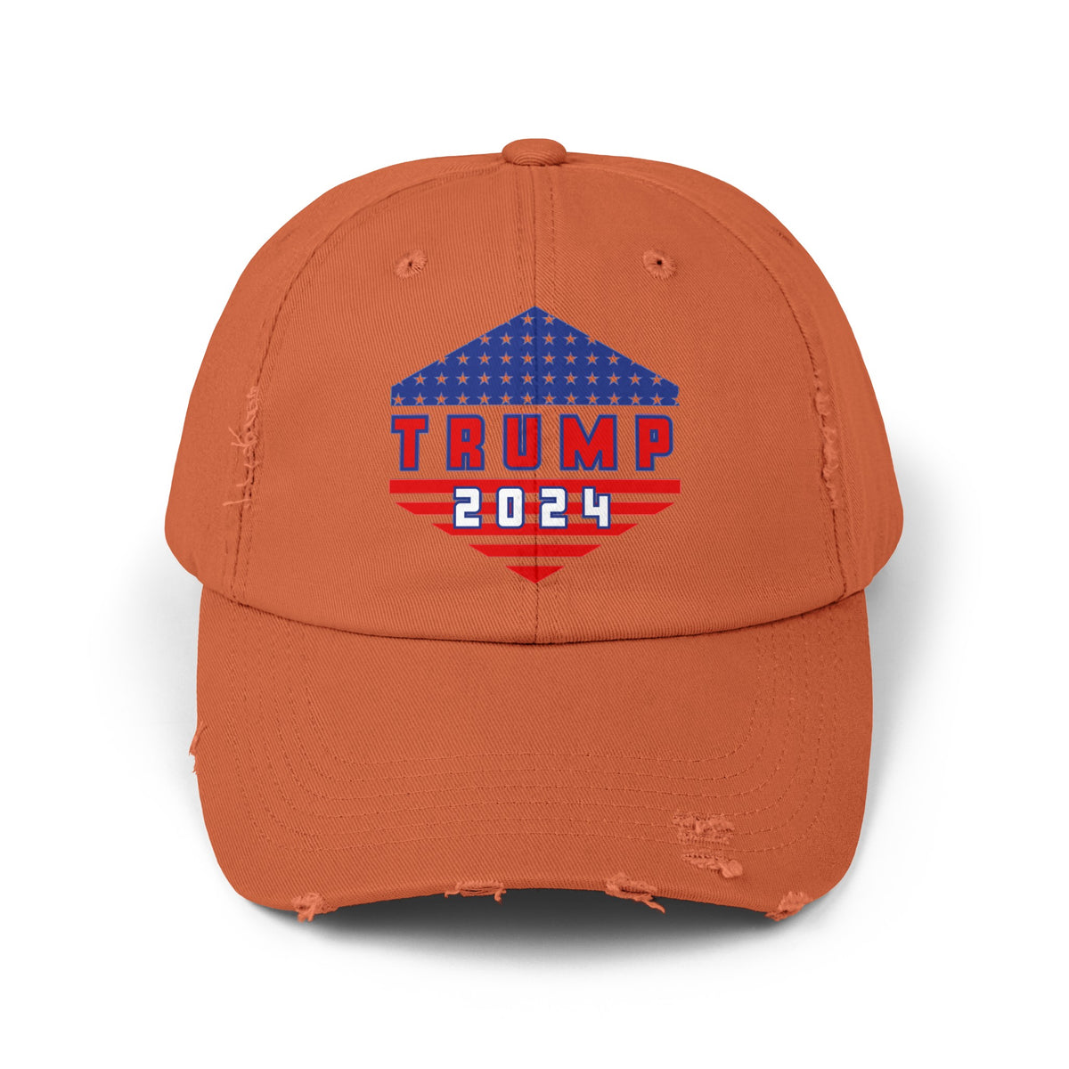 Trump All The Way 2024 | Printed Unisex Distressed Cap (USA/ CAN ONLY)