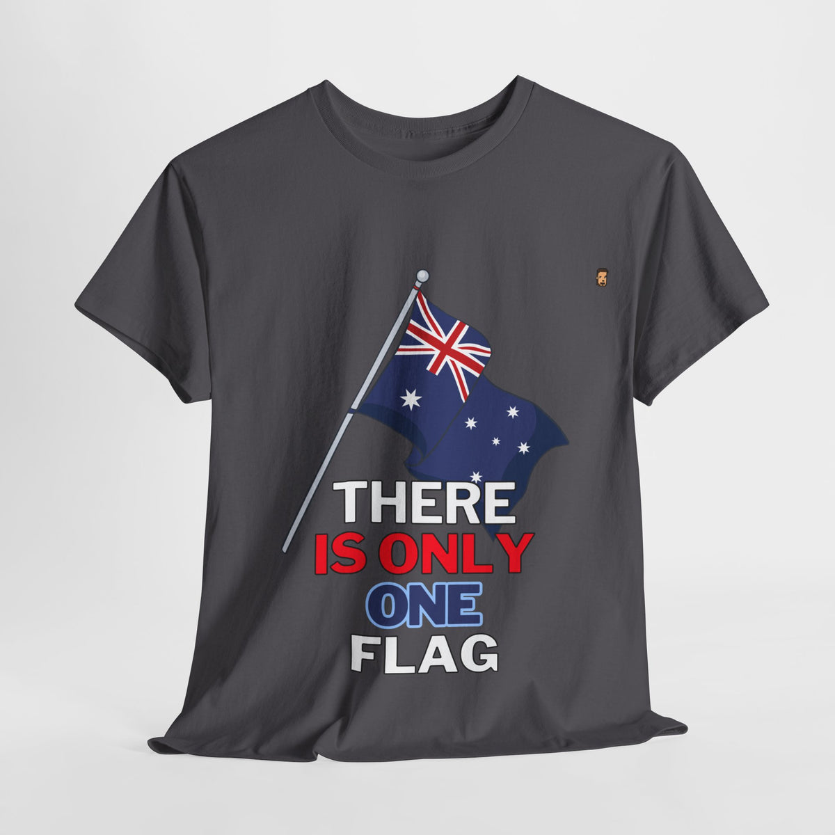 One Ozzie Flag | Unisex Heavy Cotton Tee (AUS/NZ ONLY)