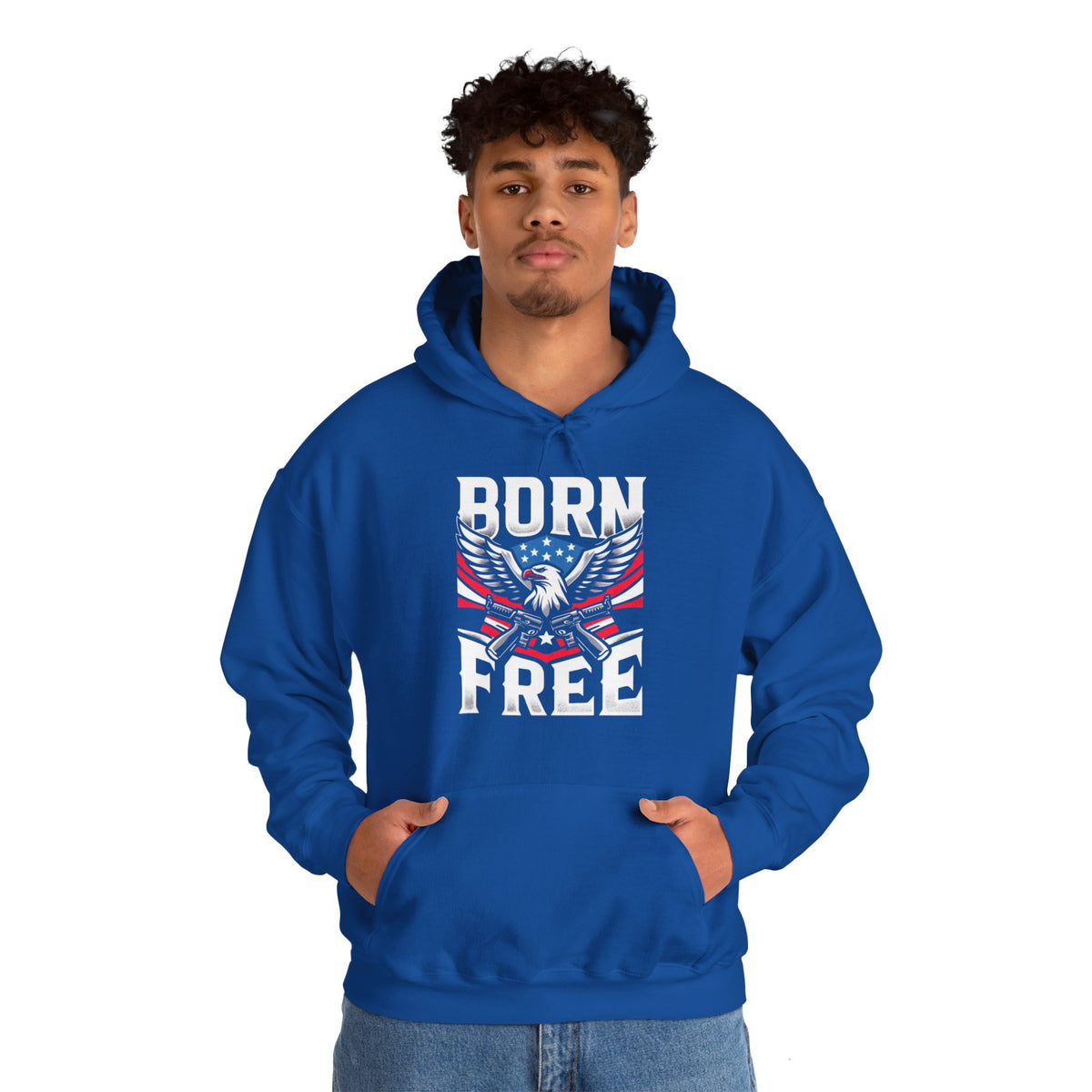 Born Free, Protect The 2nd | Unisex Heavy Blend Hooded Sweatshirt (USA/CAN ONLY)