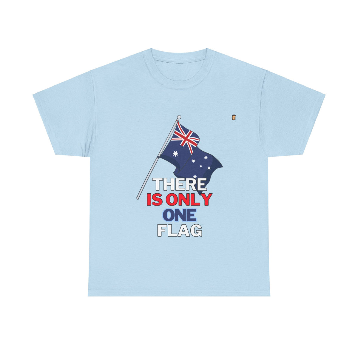 One Ozzie Flag | Unisex Heavy Cotton Tee (AUS/NZ ONLY)