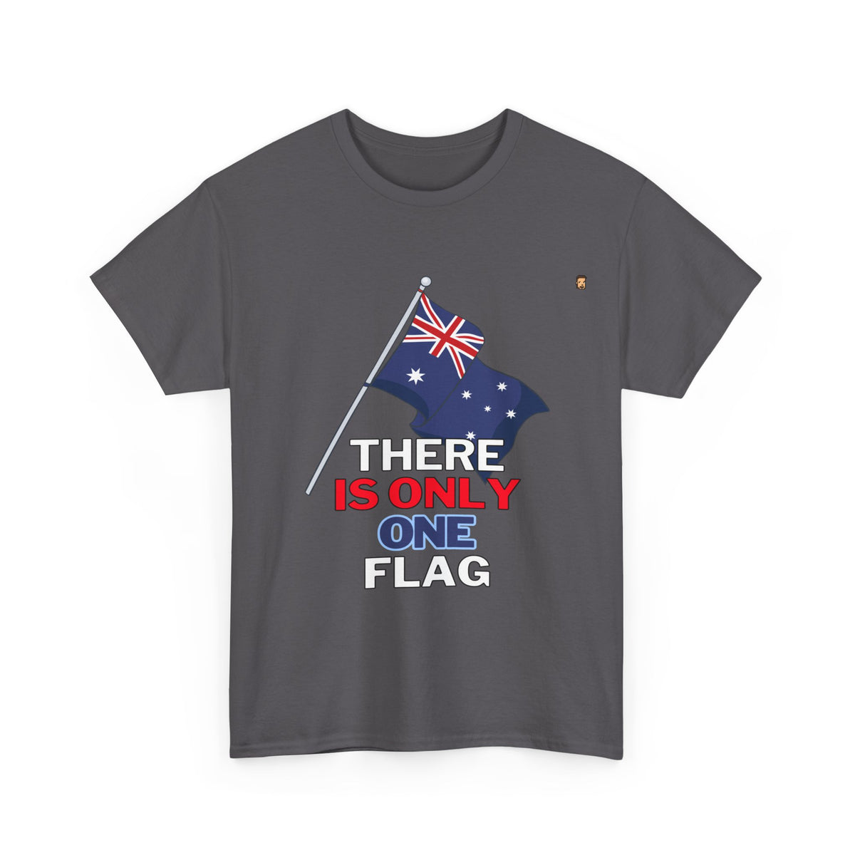 One Ozzie Flag | Unisex Heavy Cotton Tee (AUS/NZ ONLY)