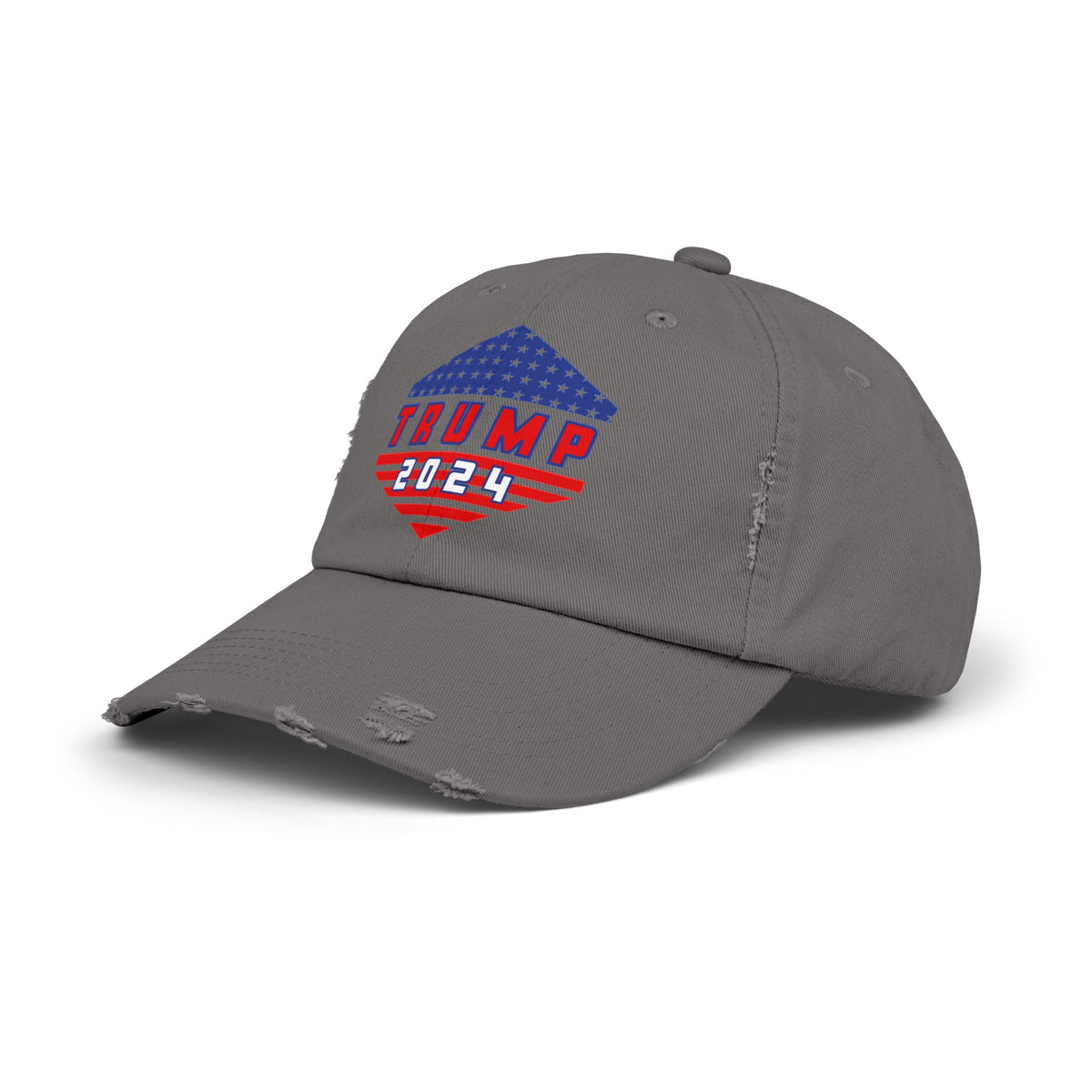 Trump All The Way 2024 | Printed Unisex Distressed Cap (USA/ CAN ONLY)