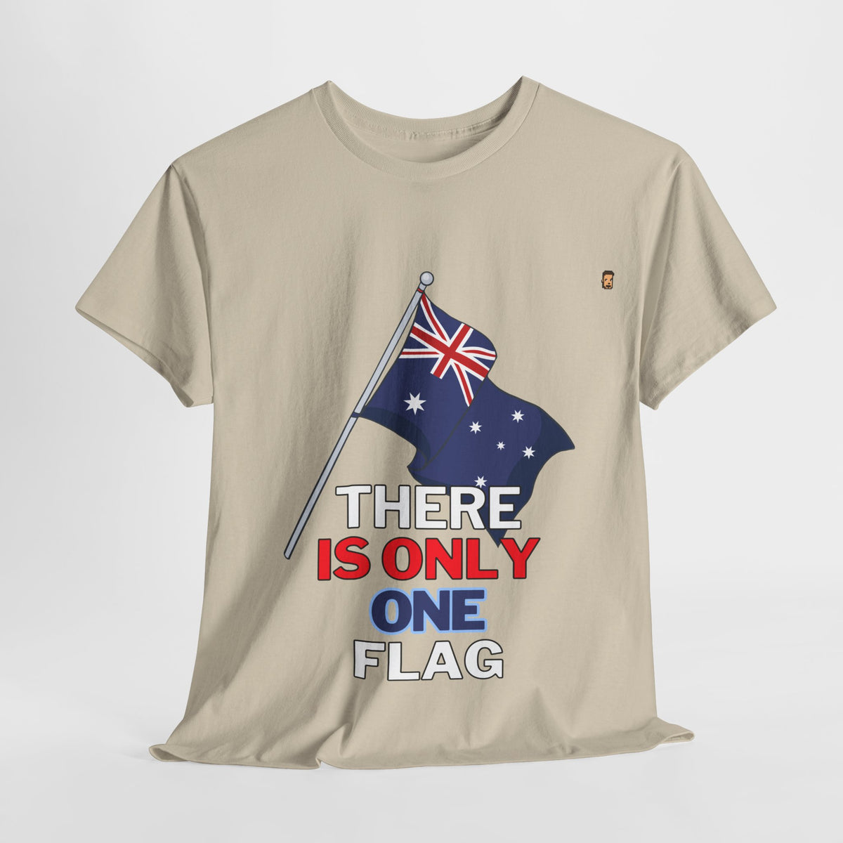 One Ozzie Flag | Unisex Heavy Cotton Tee (AUS/NZ ONLY)