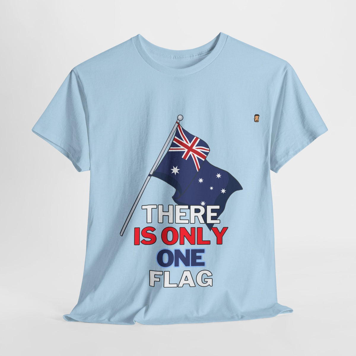 One Ozzie Flag | Unisex Heavy Cotton Tee (AUS/NZ ONLY)