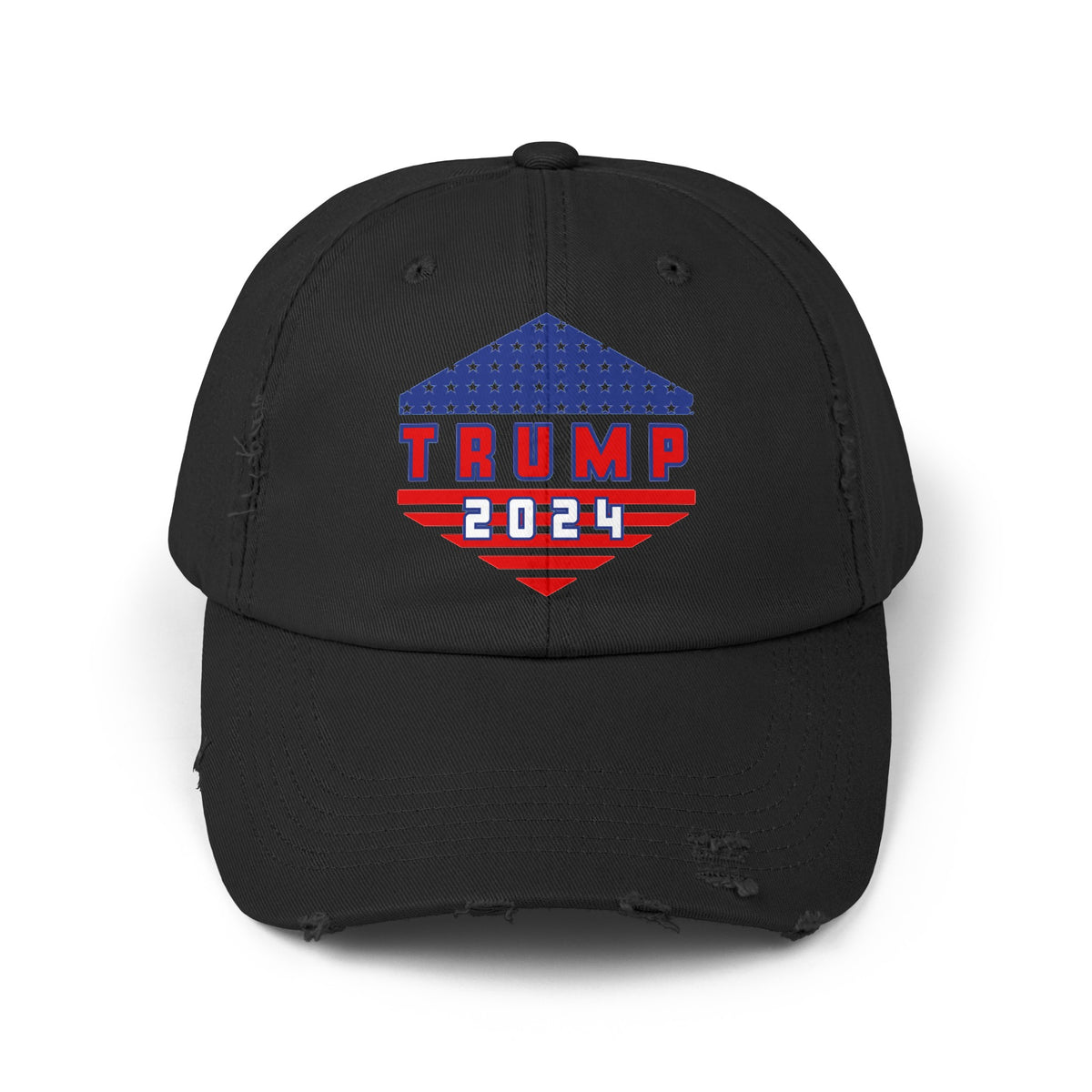 Trump All The Way 2024 | Printed Unisex Distressed Cap (USA/ CAN ONLY)