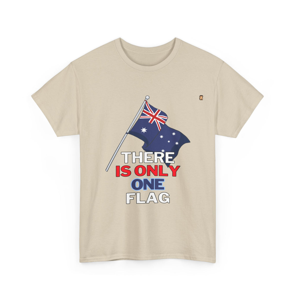 One Ozzie Flag | Unisex Heavy Cotton Tee (AUS/NZ ONLY)