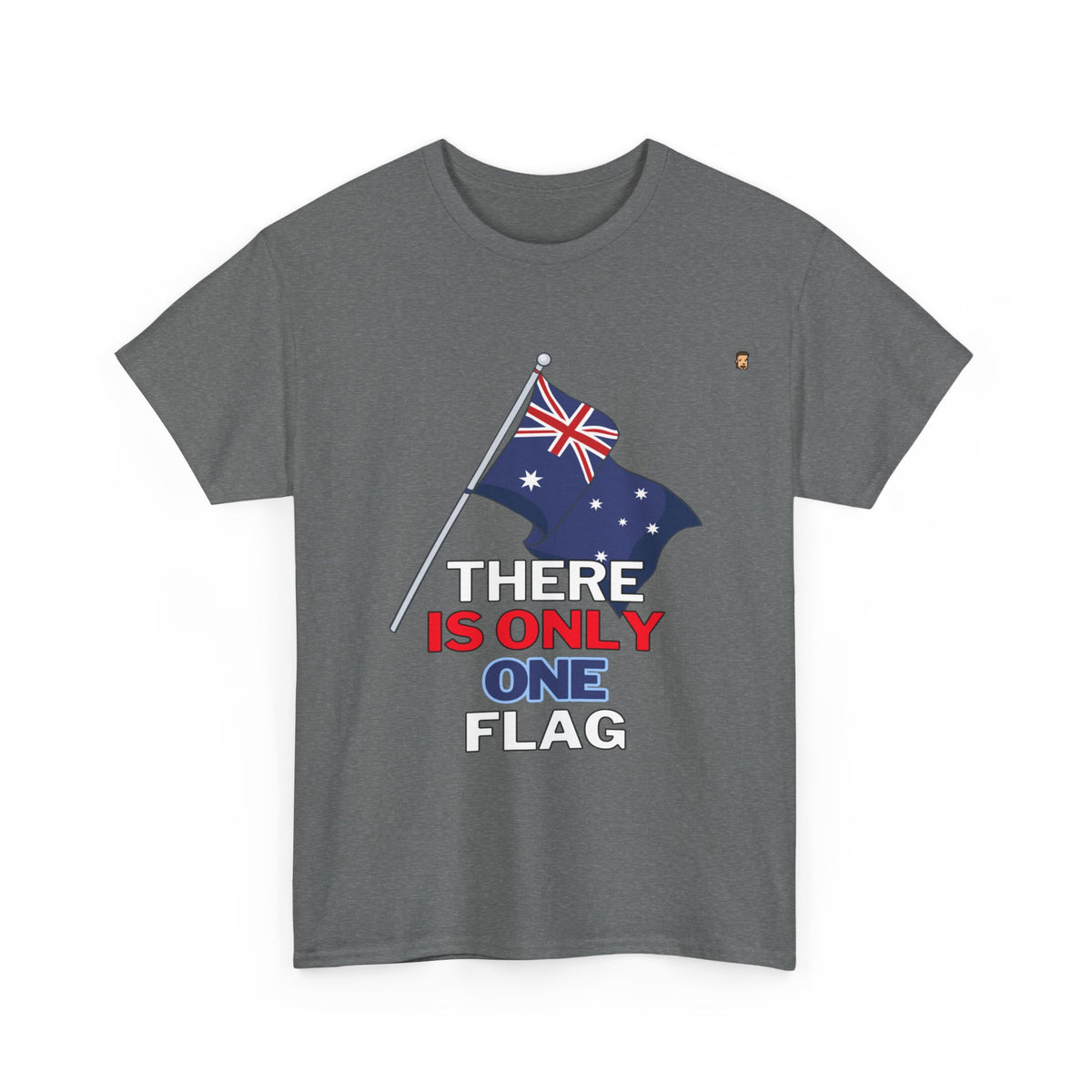 One Ozzie Flag | Unisex Heavy Cotton Tee (AUS/NZ ONLY)