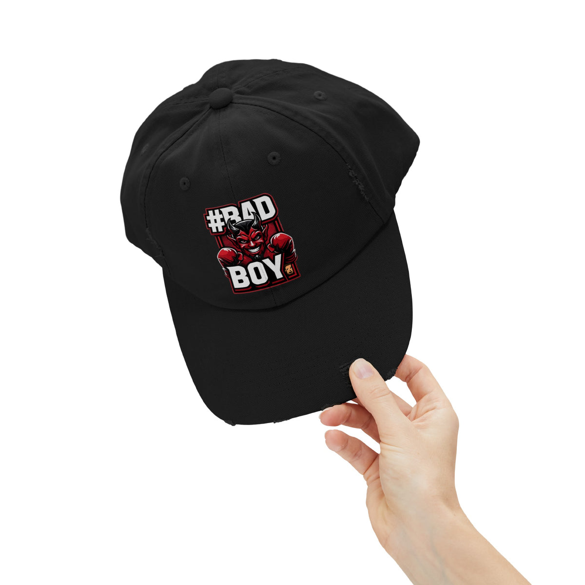 Bad Boy | Unisex Distressed Cap  (USA/CAN ONLY)