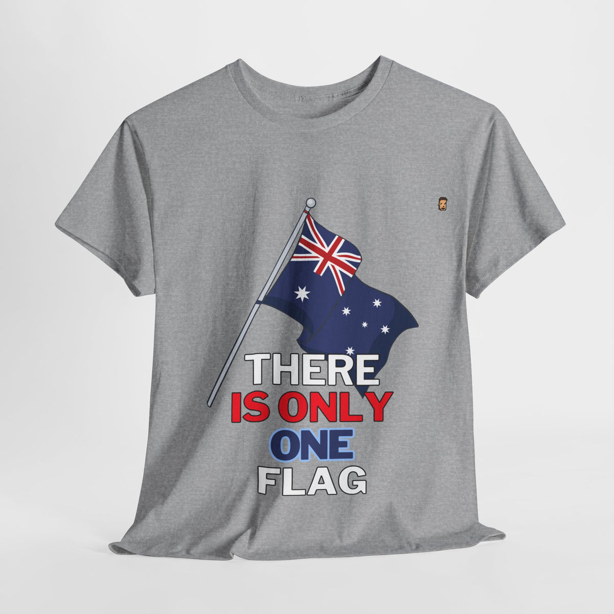 One Ozzie Flag | Unisex Heavy Cotton Tee (AUS/NZ ONLY)