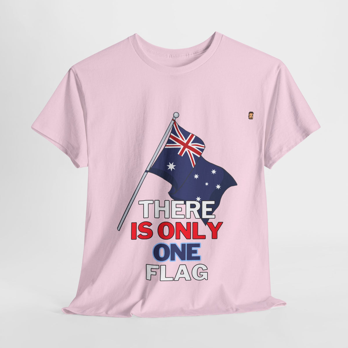 One Ozzie Flag | Unisex Heavy Cotton Tee (AUS/NZ ONLY)