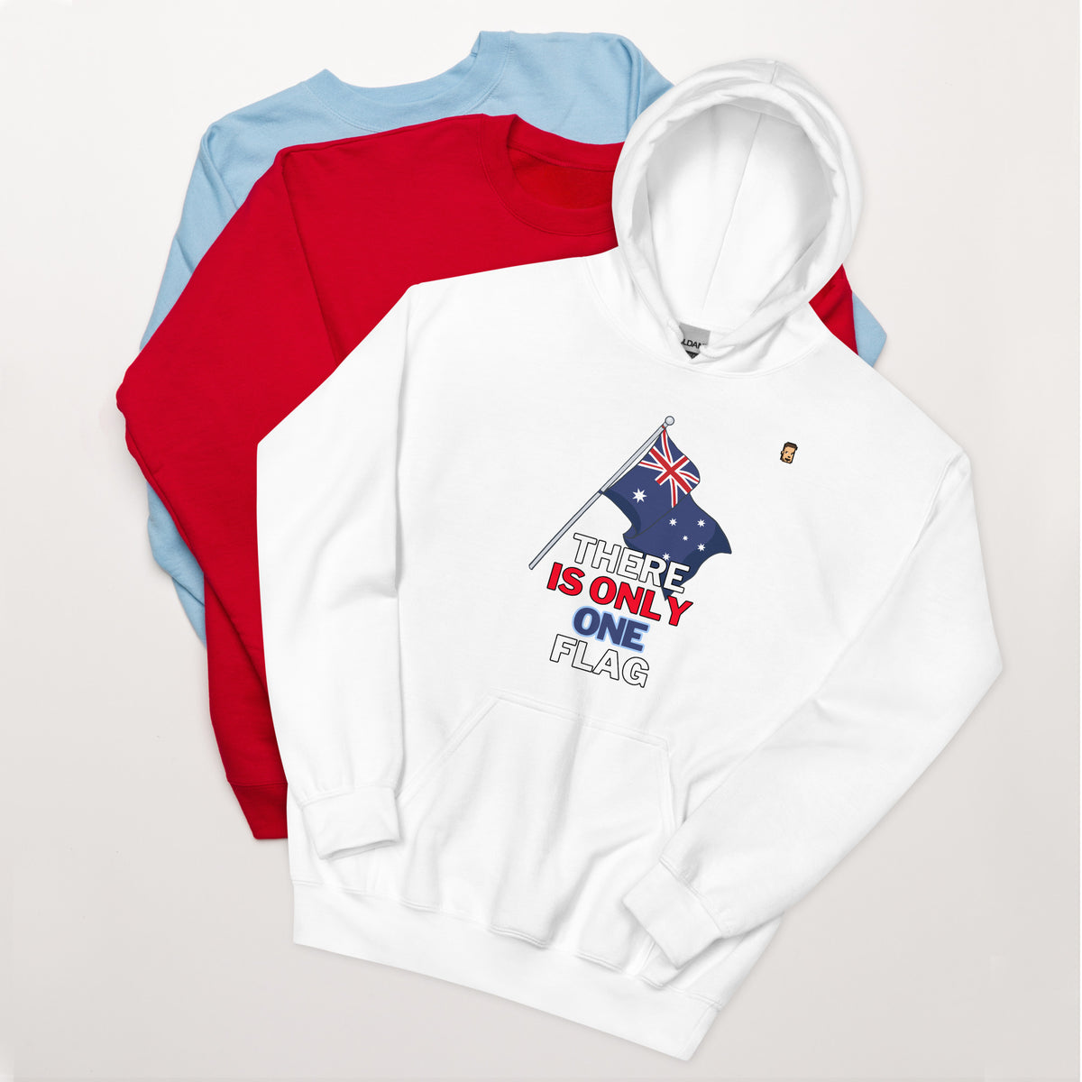 One Ozzie Flag | Unisex Hoodie (AUS ONLY)