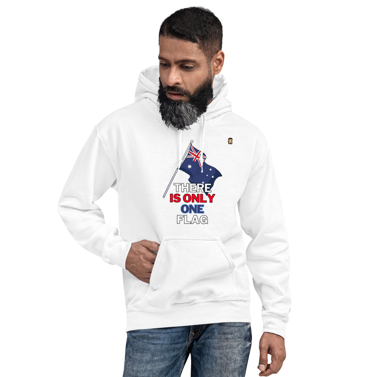 One Ozzie Flag | Unisex Hoodie (AUS ONLY)